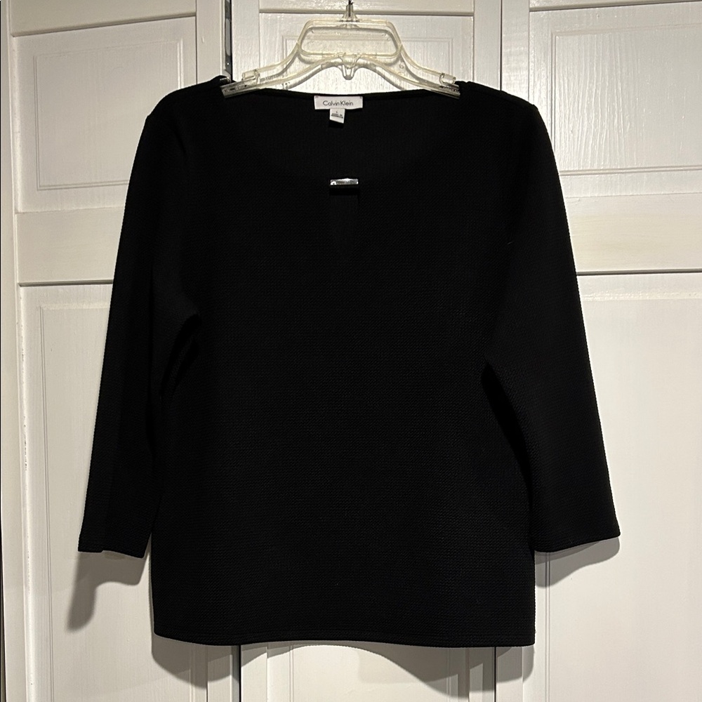 Calvin Klein Women's Elegant Black Top